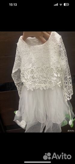 Платье новогоднее 86