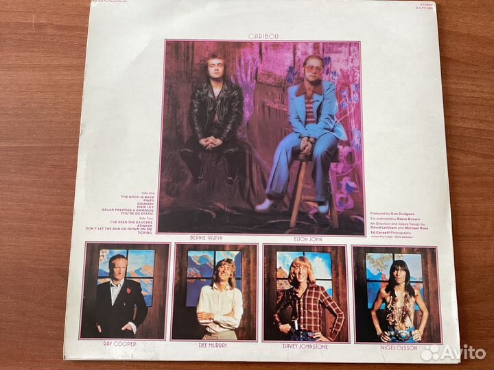 Винил Elton John 1974 Caribou