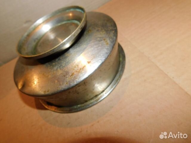 Старинный. самоварный капельник-полоскательница ри