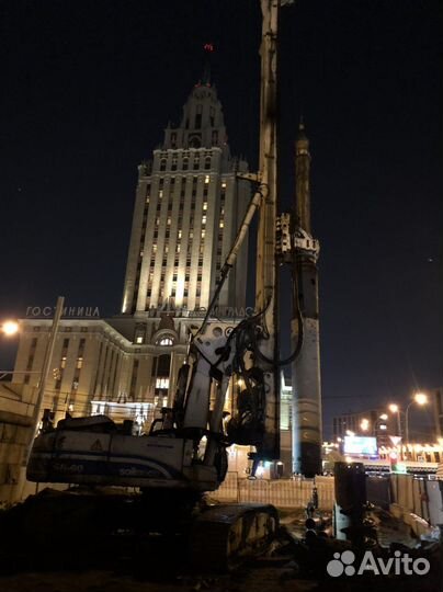 Буровая установка, буронабивные сваи