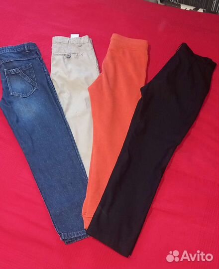 Брюки пакетом для мальчика 128