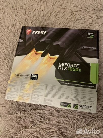 Видеокарта MSI GeForce GTX 1050 Ti OC