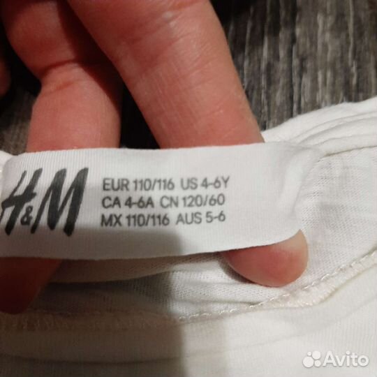 Лонгслив H&M 110/116