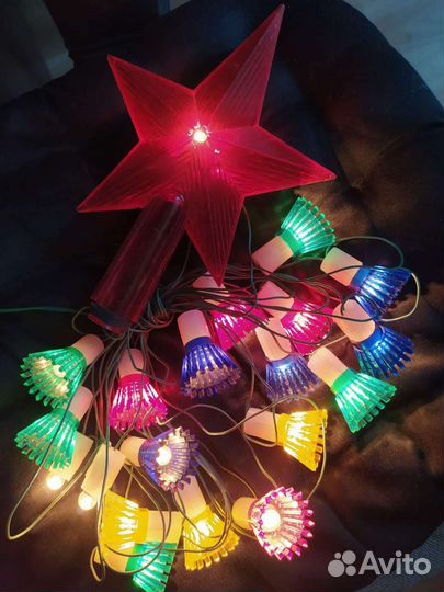 Гирлянда СССР Сюрприз фонарик