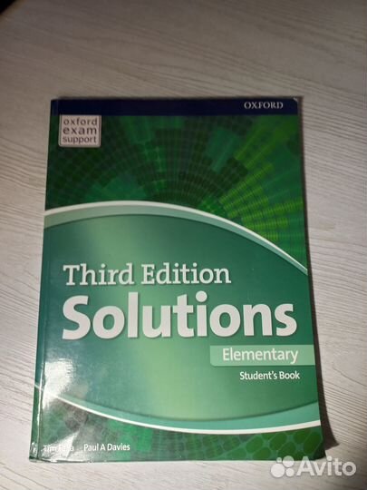 Учебник английского языка Solutions Elementary