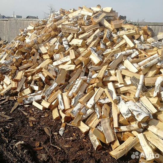 Дрова березовые колотые