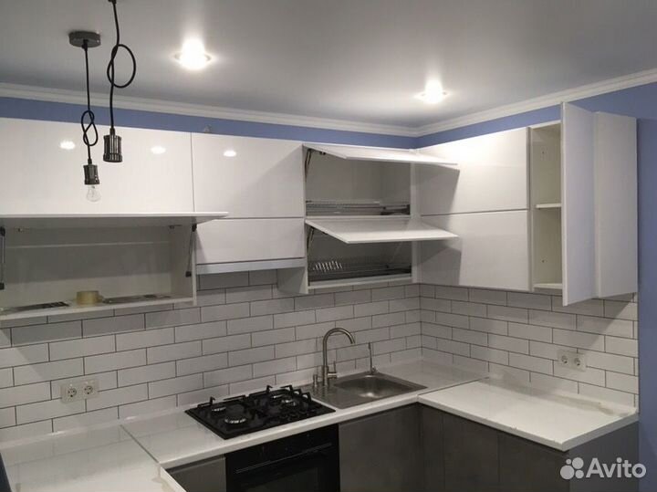 Кухонный гарнитур. Кухня с барной стойкой ксп:2812