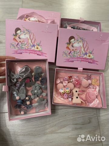 Набор аксессуаров для волос.резинки заколки