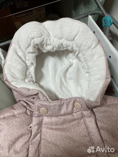 Комбинезон зимний для девочки 74