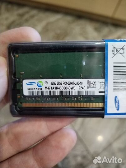 Оперативная память Samsung ddr4 16gb