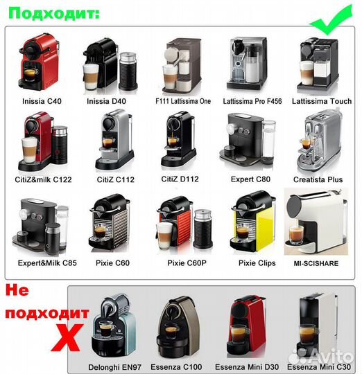 Многоразовые капсулы для кофемашины Nespresso 2шт