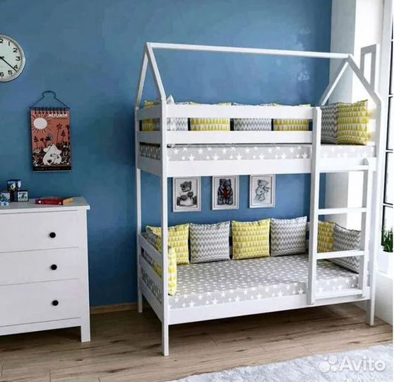 Детская кровать из массива березы