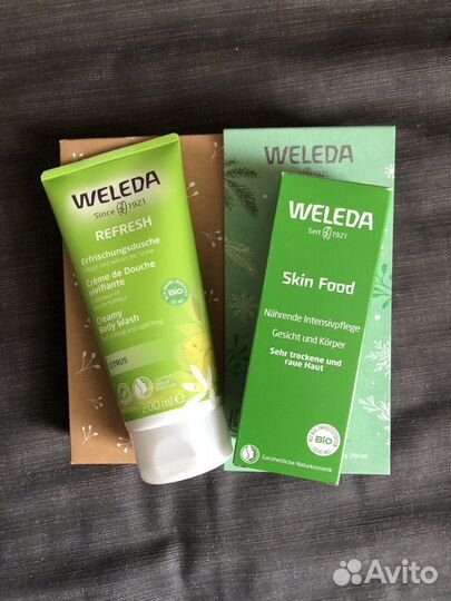 Набор косметики Weleda skin food