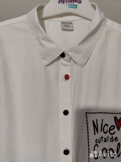 Блузка школьная 152 и 158 ostin