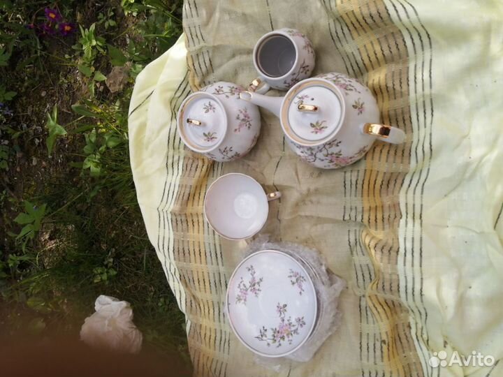 Чайный сервиз дулево неполный