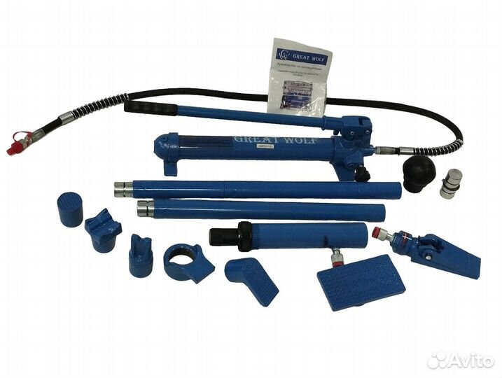 Растяжка гидравлическая 10т. (набор 16 предметов)