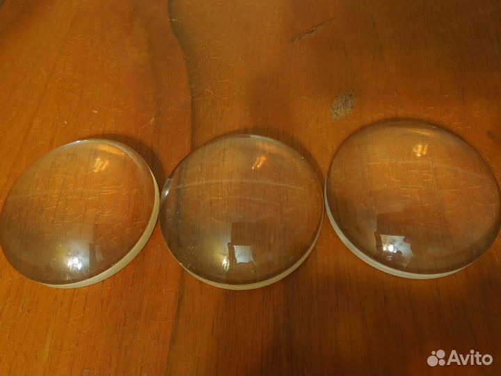 Линзы СССР из стекла 3шт