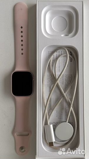 Часы apple watch 9 41 mm pink