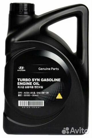 Масло моторное Hyundai Turbo syn 5-30 купить в Коммунарке 05100-00441  объявление продам