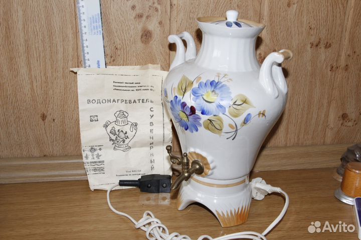 Самовар керамический сувенирный - 2 литра - СССР