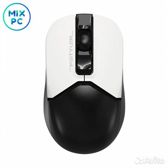 Мышь A4tech Fstyler FM12S Panda белый/черный