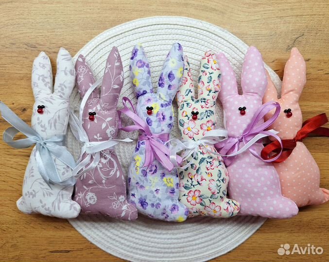 Зайчики ручная работа