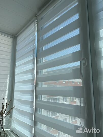 Рулонные шторы день ночь