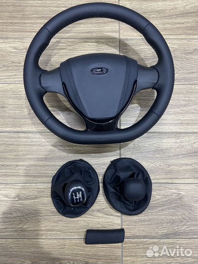 Ручка ручник Лада нива шевролет Экокожа