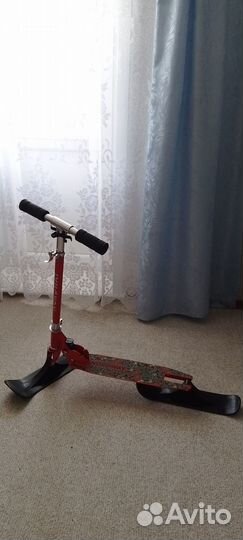 Самокат детский зимний
