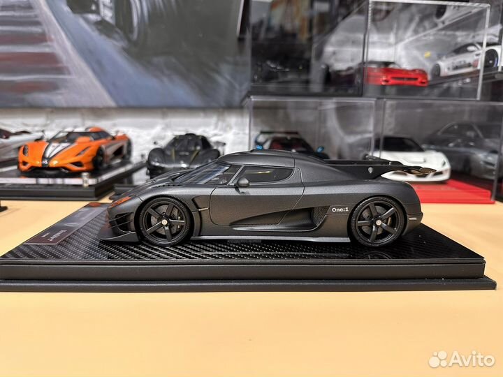 FrontiArt Koenigsegg ONE:1 (F033-174) Carbon 1:18