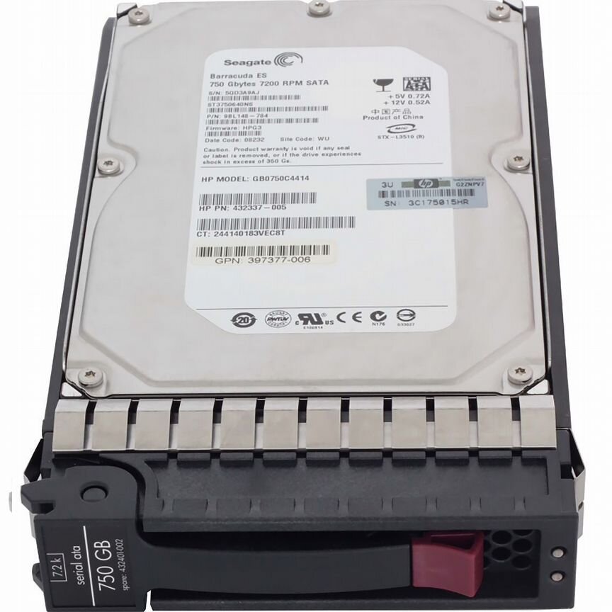[432341-B21] Жесткий Диск Hp 432401-002 750gb 432341-B21