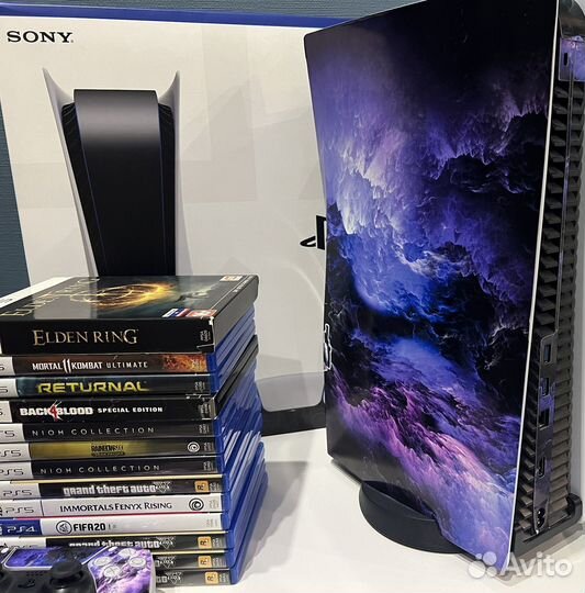 Sony playstation 5 с дисководом RU/A кастомная