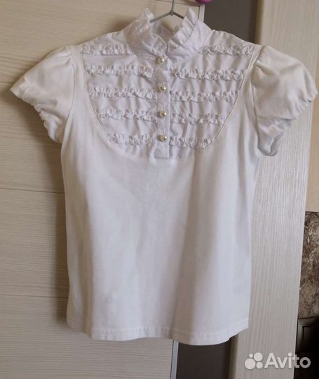 Школьная форма Блузка рубашка 128-134 рюкзак