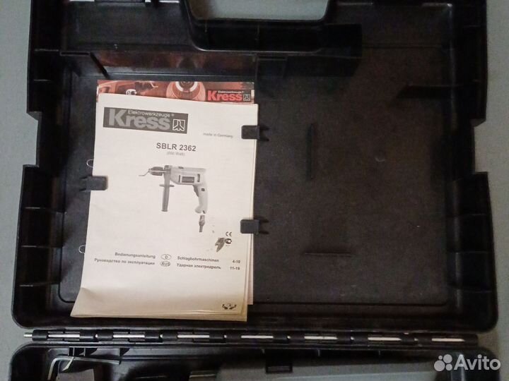 Дрель ударная Kress