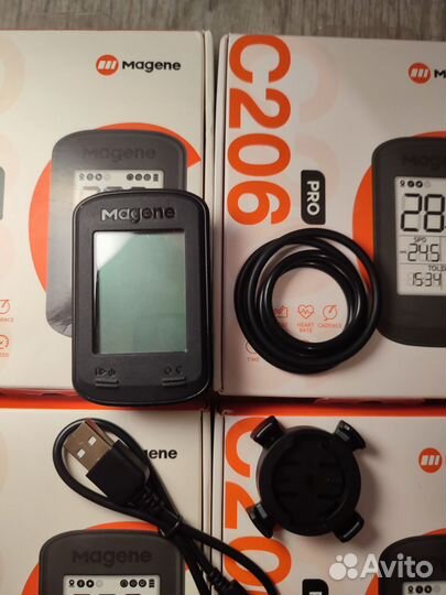 Велокомпьютер Magene C206 PRO GPS Strava