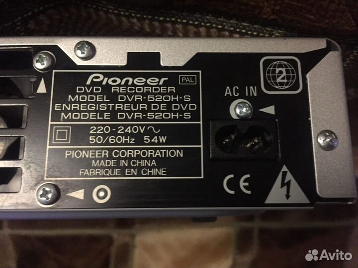 DVD recorder Pioneer DVR-520H-S - пишущий плеер
