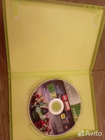 Диски на xbox 360 Lego marvel super heroes