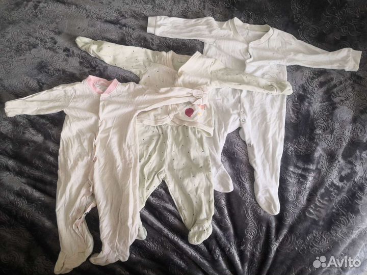 Детские вещи пакетом для девочки 50-80