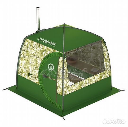 Баня палатка с панорамным окном мб-10 мобиба