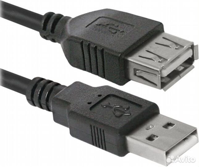 USB-удлинитель USB02-17 USB2.0 AM-AF, 5.0м
