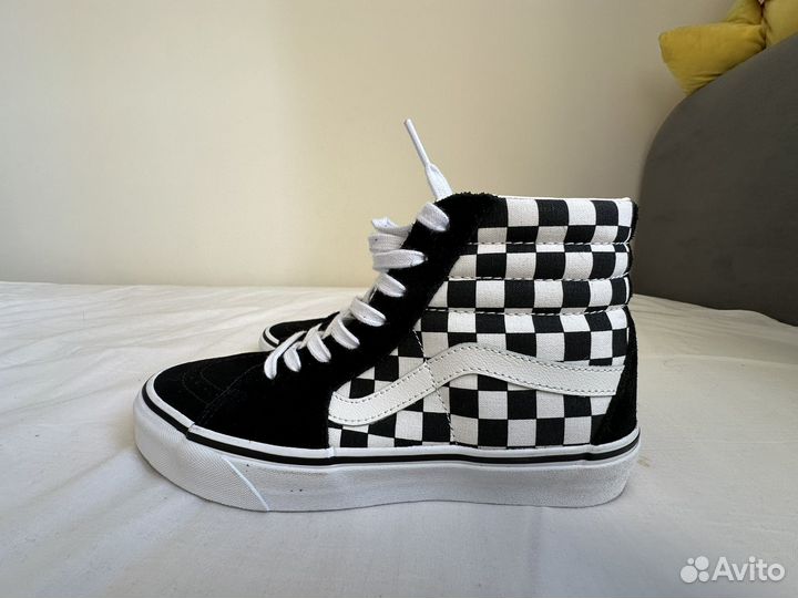 Кеды Vans sk8 hi, размер в фото