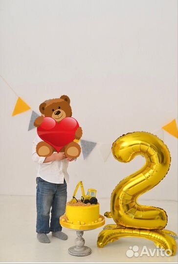 Объемная цифра 2