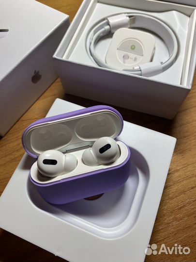 Airpods pro с шумоподавлением бонус чехол