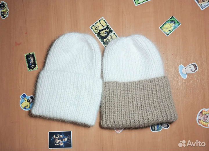 Шапка женская из пуха норки