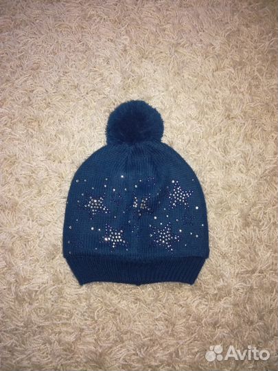 Новые шапки для девочки р-ры от 50 до 56