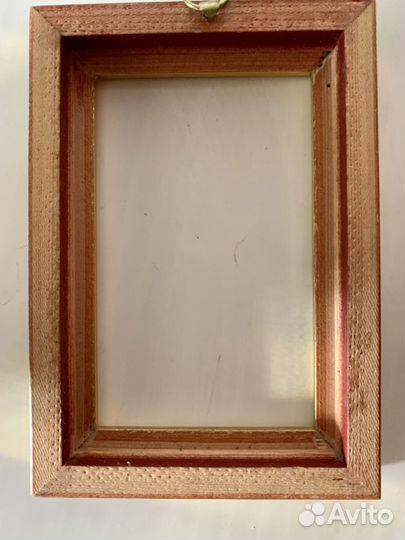 Рамочка дерево с позолотой