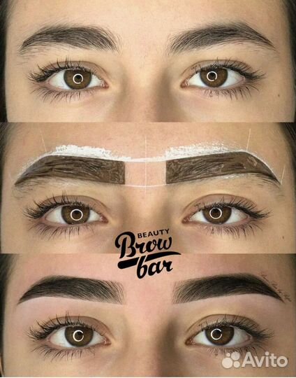 Архитектура и окрашивание бровей