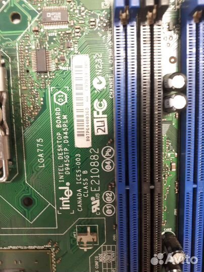 Материнская плата 775 на запчасти