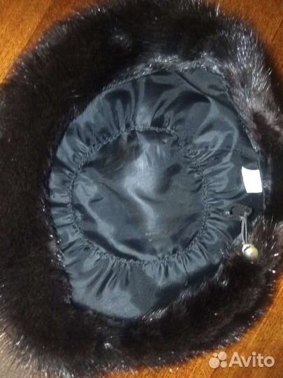 Норковый берет
