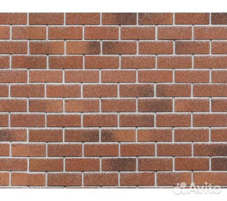 Hauberk фасадная плитка, кирпич красный